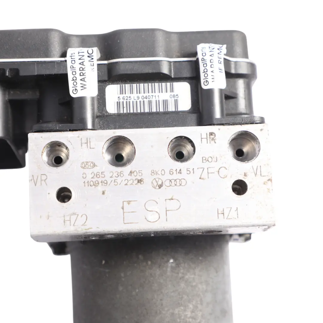 ABS Pump Modulator Hydraulic Control Unit 8K0907379BQ to Audi A5 8T with Part number 8K0614517FC Audi A5 8T ABS Pump Modulator Hydraulic Control Unit 8K0907379BQ - SKU 8K0614517FC - Part number 8K0614517FC