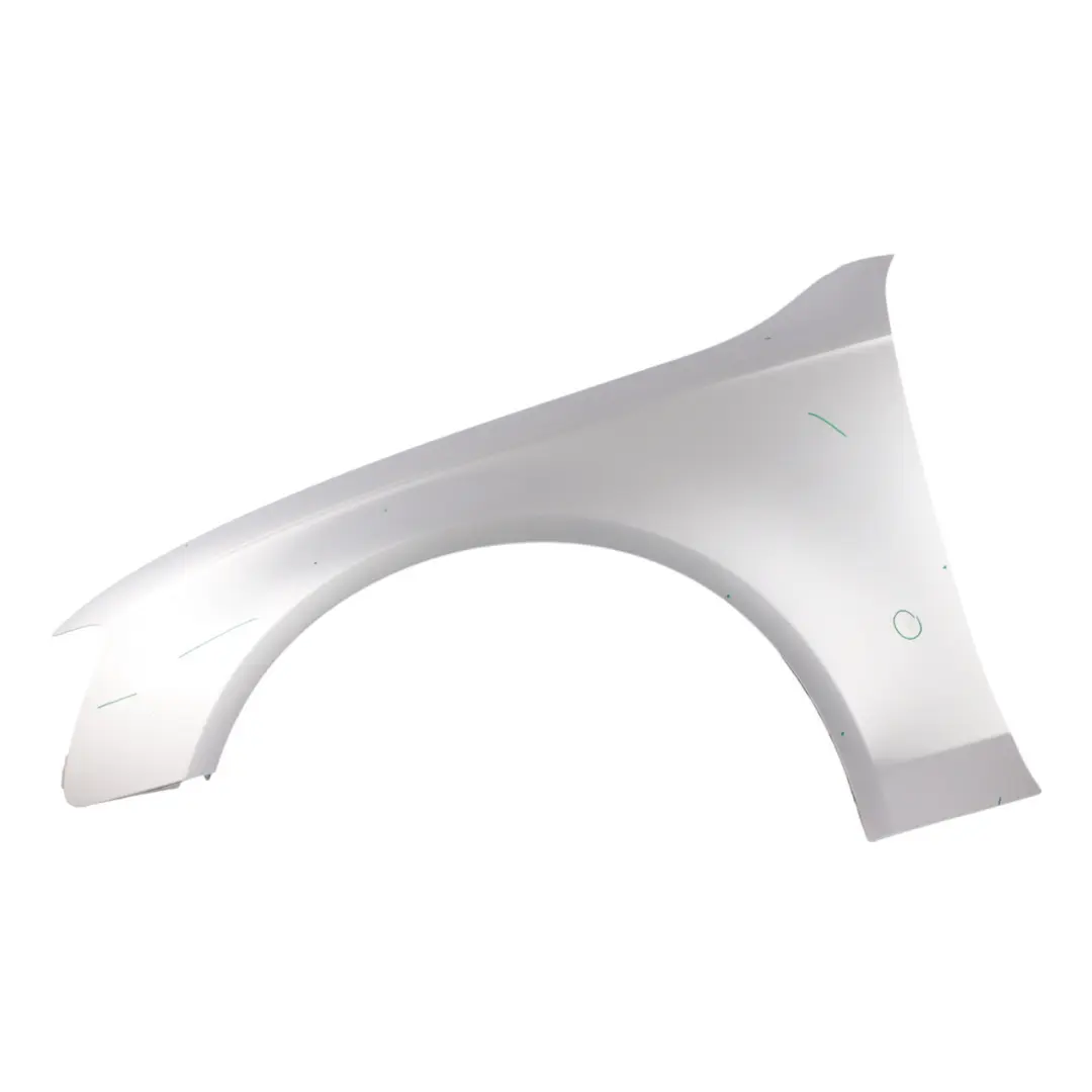 Audi A4 B8 Side Panel Front Left N/S Wing Fender Cover Ice Silver Metallic - X7W - SKU 8K0821105J-ICS - Part number 8K0821105J