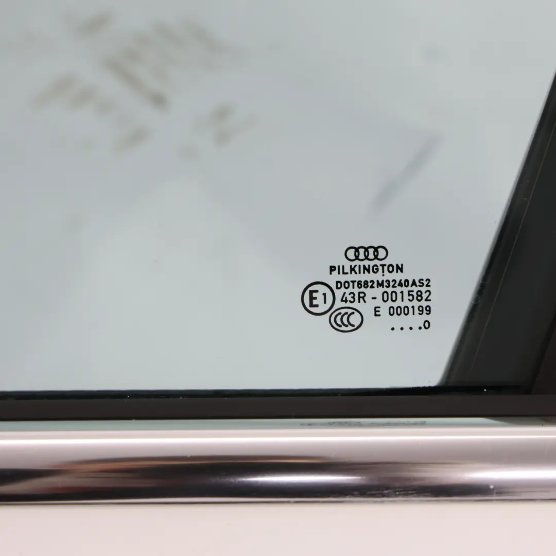 Audi A4 B8 Front Door Left N/S Covering Panel Ibis White - Y9C - SKU 8K0831051J-IWH1 - Part number 8K0831051J