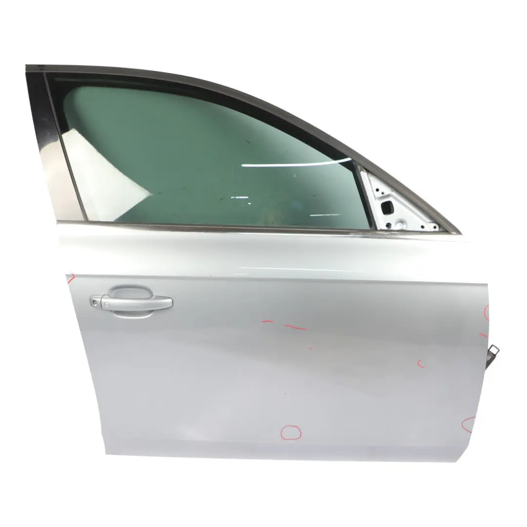 Audi A4 B8 Front Door Right O/S Monza Silver Metallic - X7V - SKU 8K0831052J-MSIL - Part number 8K0831052J