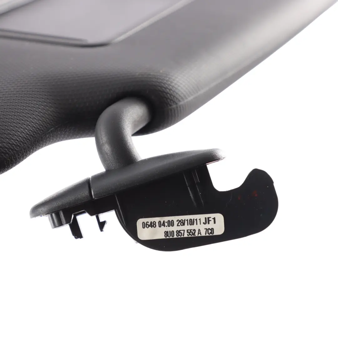 Sun Visor Left N/S Sunvisor Mirror Panel Soul Black to Audi A4 B8 with Part number 8K0857551AF Audi A4 B8 Sun Visor Left N/S Sunvisor Mirror Panel Soul Black - SKU 8K0857551AF-2 - Part number 8K0857551AF