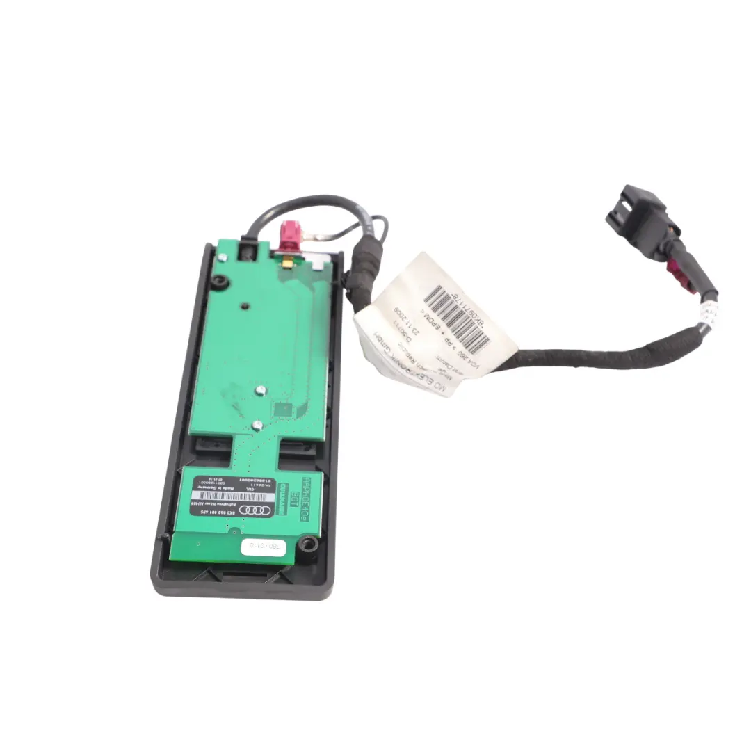 Telephone Holder Connection Adapter Module to Audi A3 8P A4 B8 A5 8T with Part number 8K0862401A Audi A3 8P A4 B8 A5 8T Telephone Holder Connection Adapter Module - SKU 8K0862401 - Part number 8K0862401A