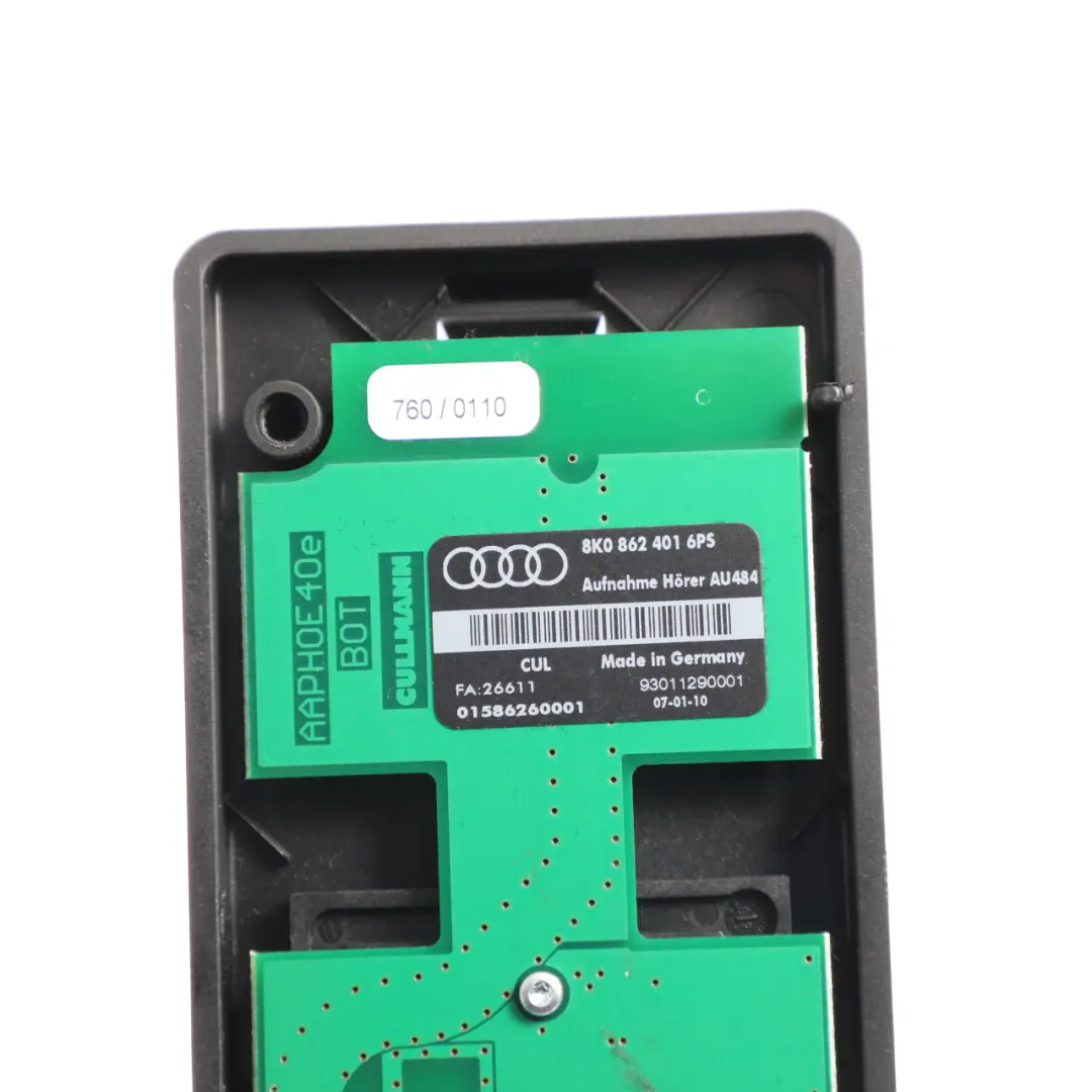 Audi A3 8P A4 B8 A5 8T Telephone Holder Connection Adapter Module - SKU 8K0862401 - Part number 8K0862401A