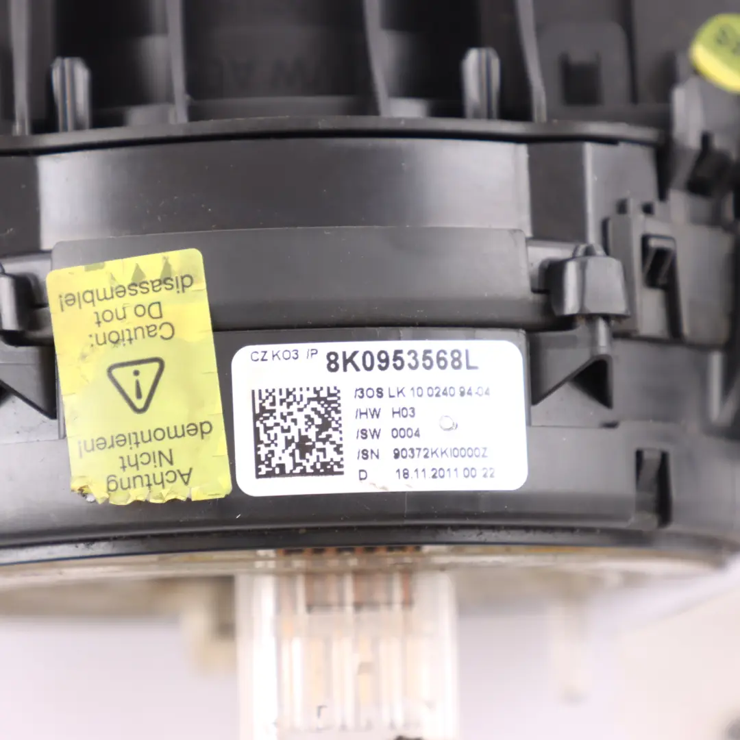 Audi A5 8F Anillo Deslizante Interruptor Indicador 4G8953502T - SKU 8K0953568L - Número de pieza 8K0953568L