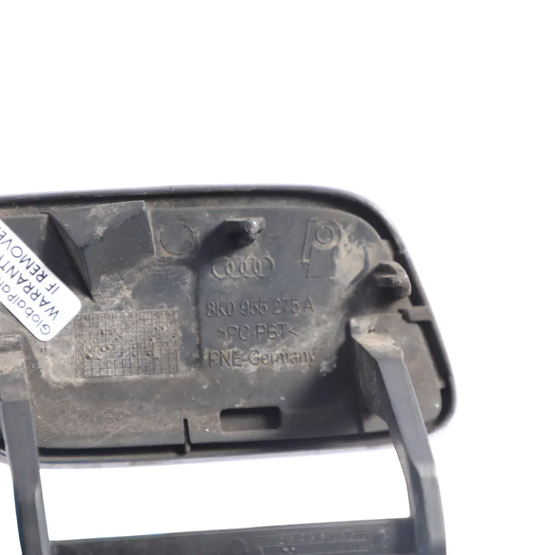 Audi A4 B8 Headlight Washer Cover Trim Left N/S Brilliant Black-Y9B - SKU 8K0955275A-BBL - Part number 8K0955275A