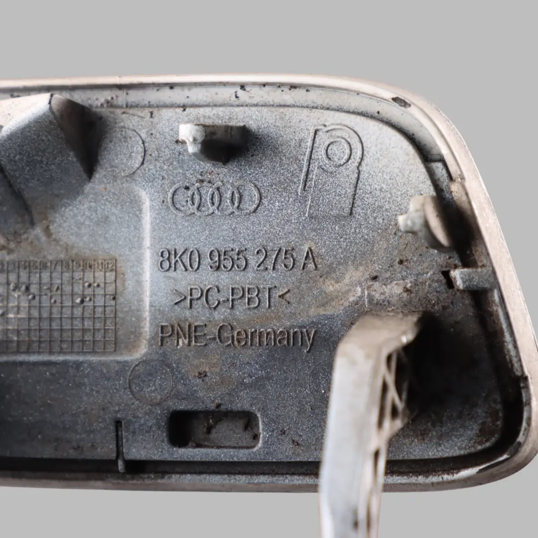 Headlight Washer Cover Cap Trim Left N/S Ibis White - Y9C to Audi A4 B8 with Part number 8K0955275A Audi A4 B8 Headlight Washer Cover Cap Trim Left N/S Ibis White - Y9C - SKU 8K0955275A-IWH - Part number 8K0955275A