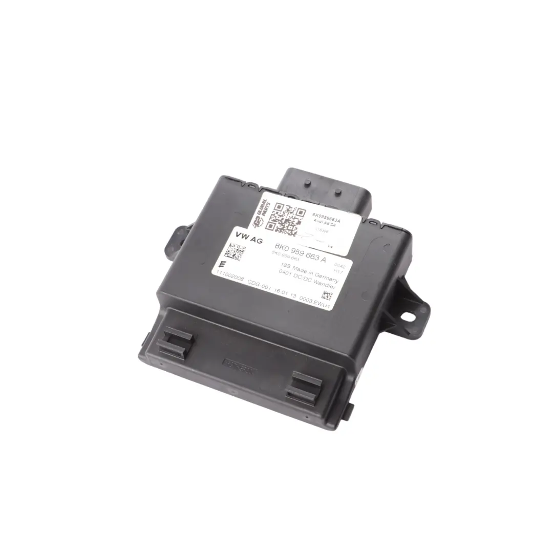 Voltage Stabilizer Converter Control Unit Module to Audi A4 B8 A8 D4 with Part number 8K0959663A Audi A4 B8 A8 D4 Voltage Stabilizer Converter Control Unit Module - SKU 8K0959663A - Part number 8K0959663A