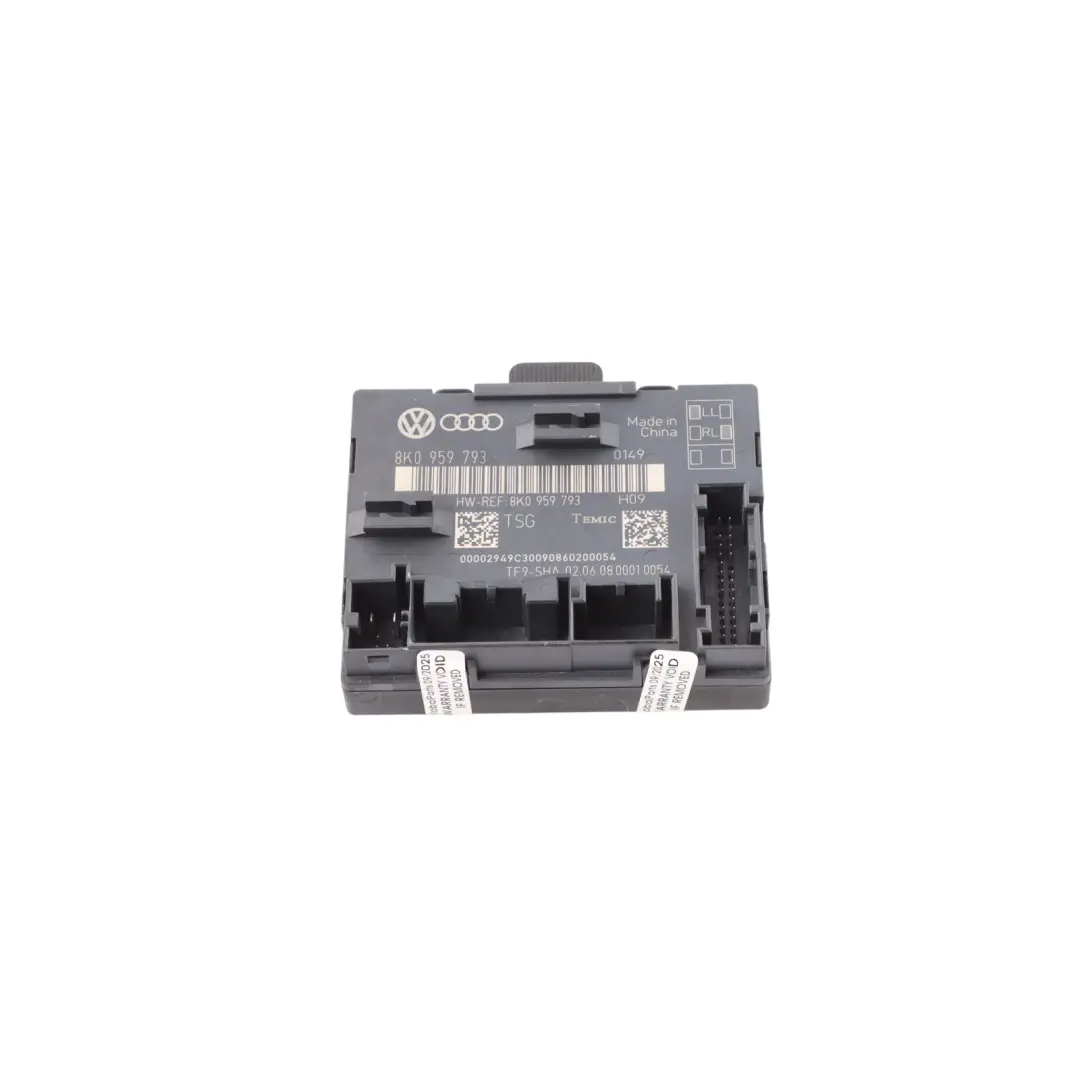 Audi A5 8T Door Module Control Unit ECU Front Driver's Side - SKU 8K0959793 - Part number 8K0959793