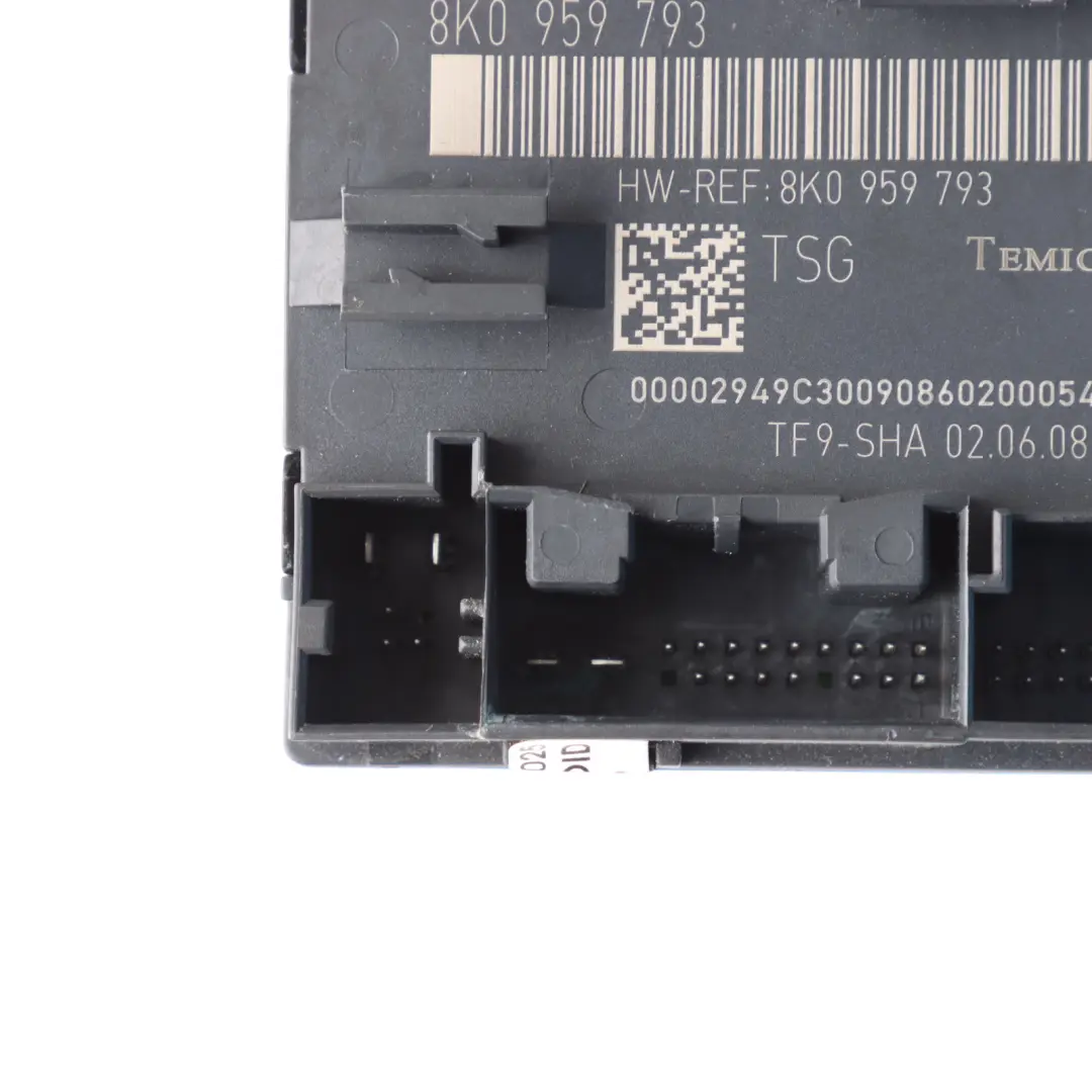 Audi A5 8T Türmodul Steuergerät ECU Vorne Fahrerseite - SKU 8K0959793 - Teilenummer 8K0959793