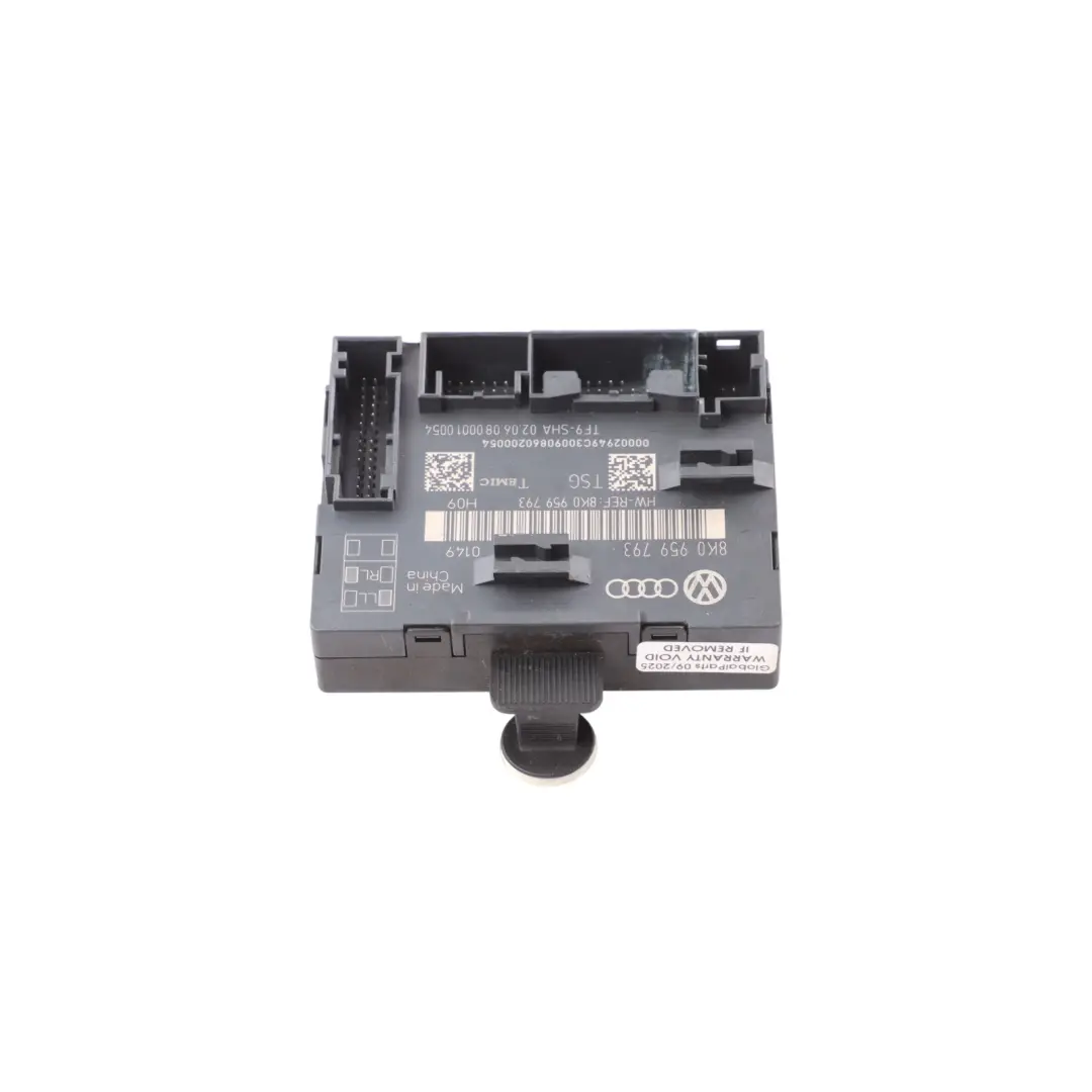 Audi A5 8T Door Module Control Unit ECU Front Driver's Side - SKU 8K0959793 - Part number 8K0959793