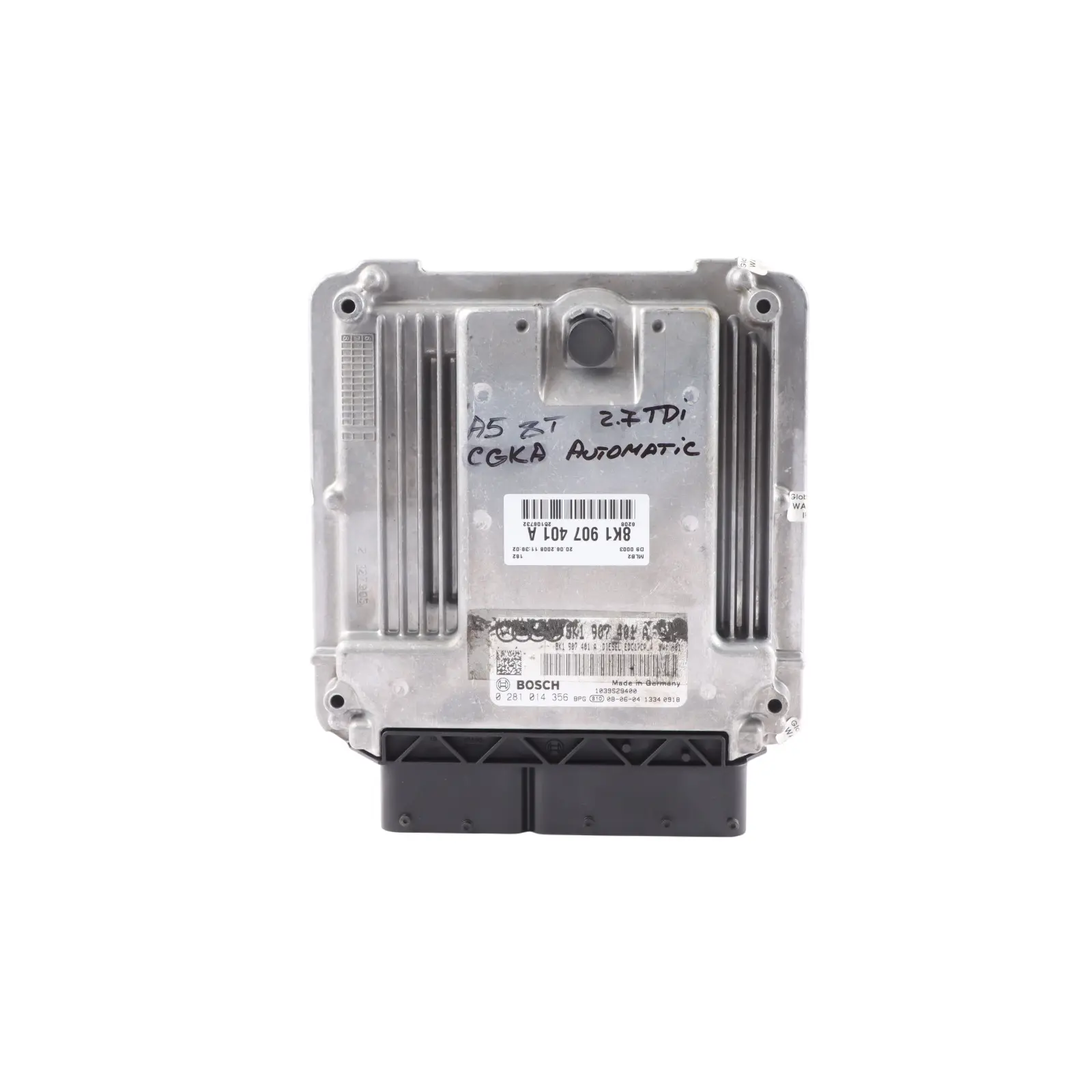 Audi A4 B8 A5 8T 2.7 TDI 190HP CGKA Engine Control ECU 8K1907401A Automatic
