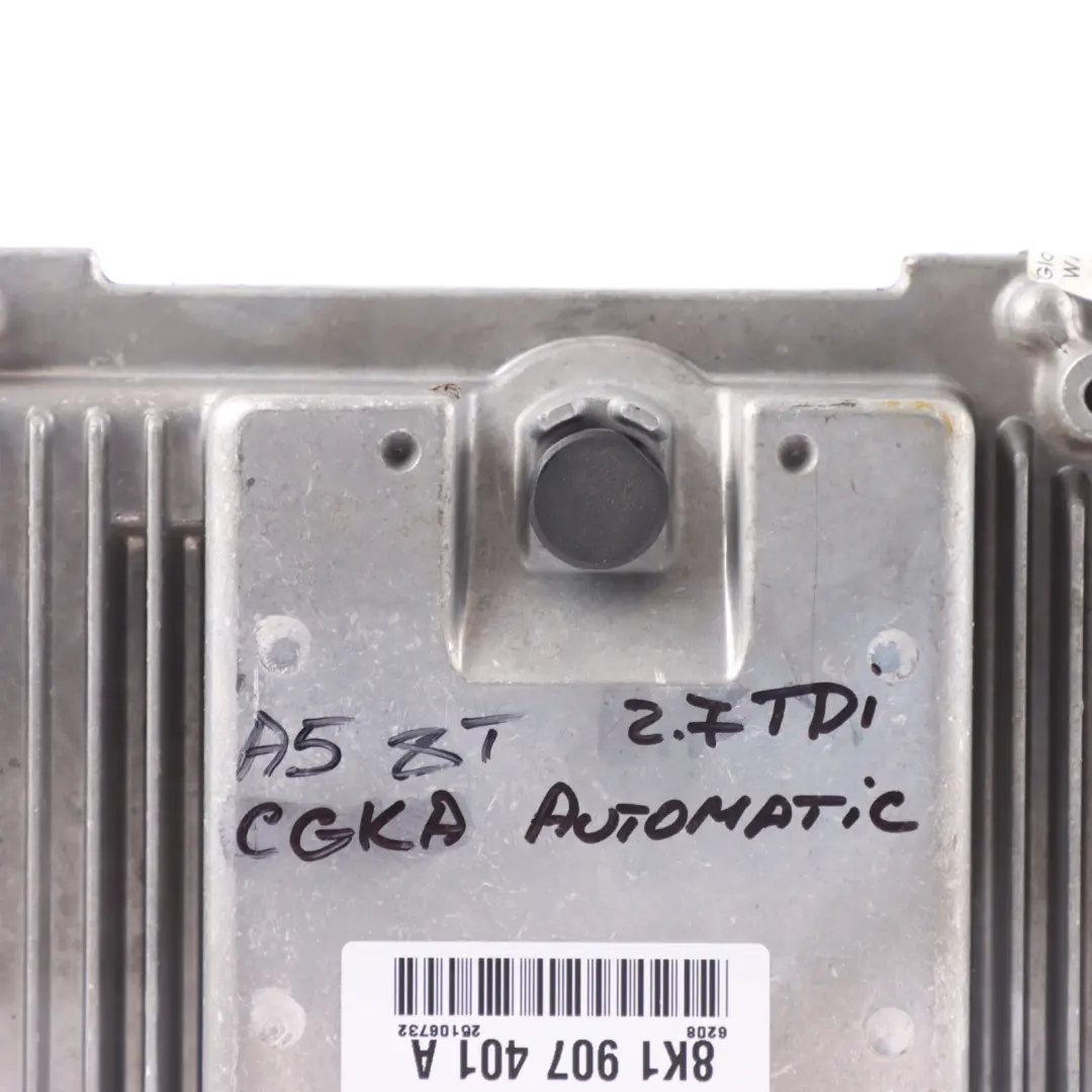 190HP CGKA Engine Control ECU Automatic to Audi A4 B8 A5 8T 2.7 TDI with Part number 8K1907401A Audi A4 B8 A5 8T 2.7 TDI 190HP CGKA Engine Control ECU Automatic - SKU 8K1907401A - Part number 8K1907401A