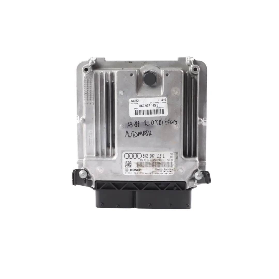 Audi A4 B8 A5 8T 8K 2.0 TFSI CDNC 211HP Engine Control ECU Kit Manual - SKU 8K2907115L-1 - Part number 8K2907115L