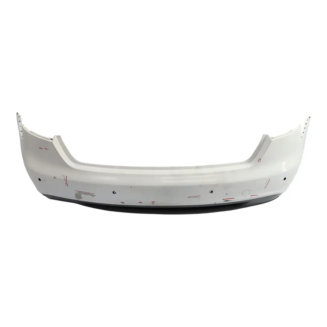 Audi A4 B8 Rear Bumper Trim Panel Covering Panel Ibis White - Y9C - SKU 8K5807303C-IWH - Part number 8K5807303C