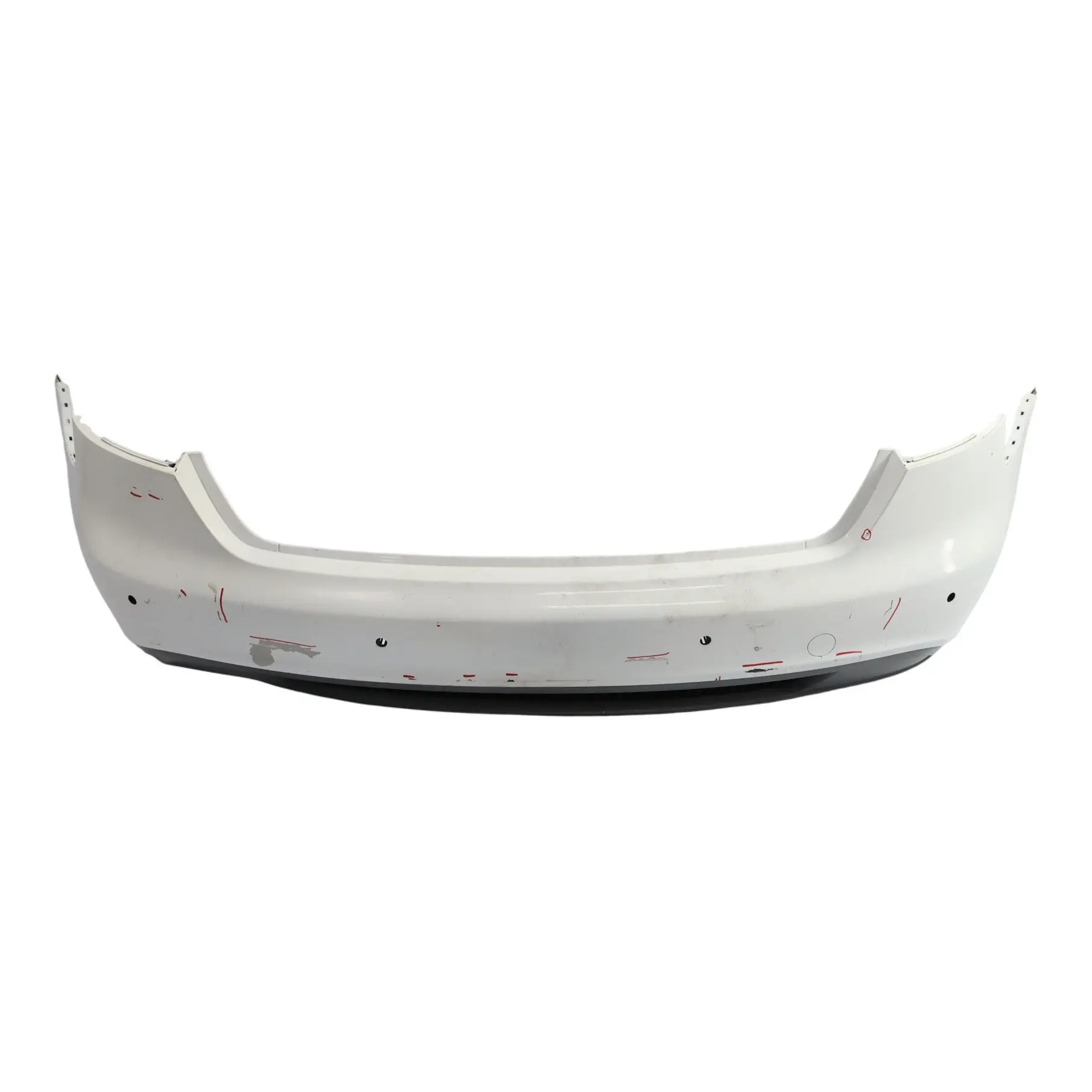 Audi A4 B8 Rear Bumper Trim Panel Covering Panel Ibis White - Y9C