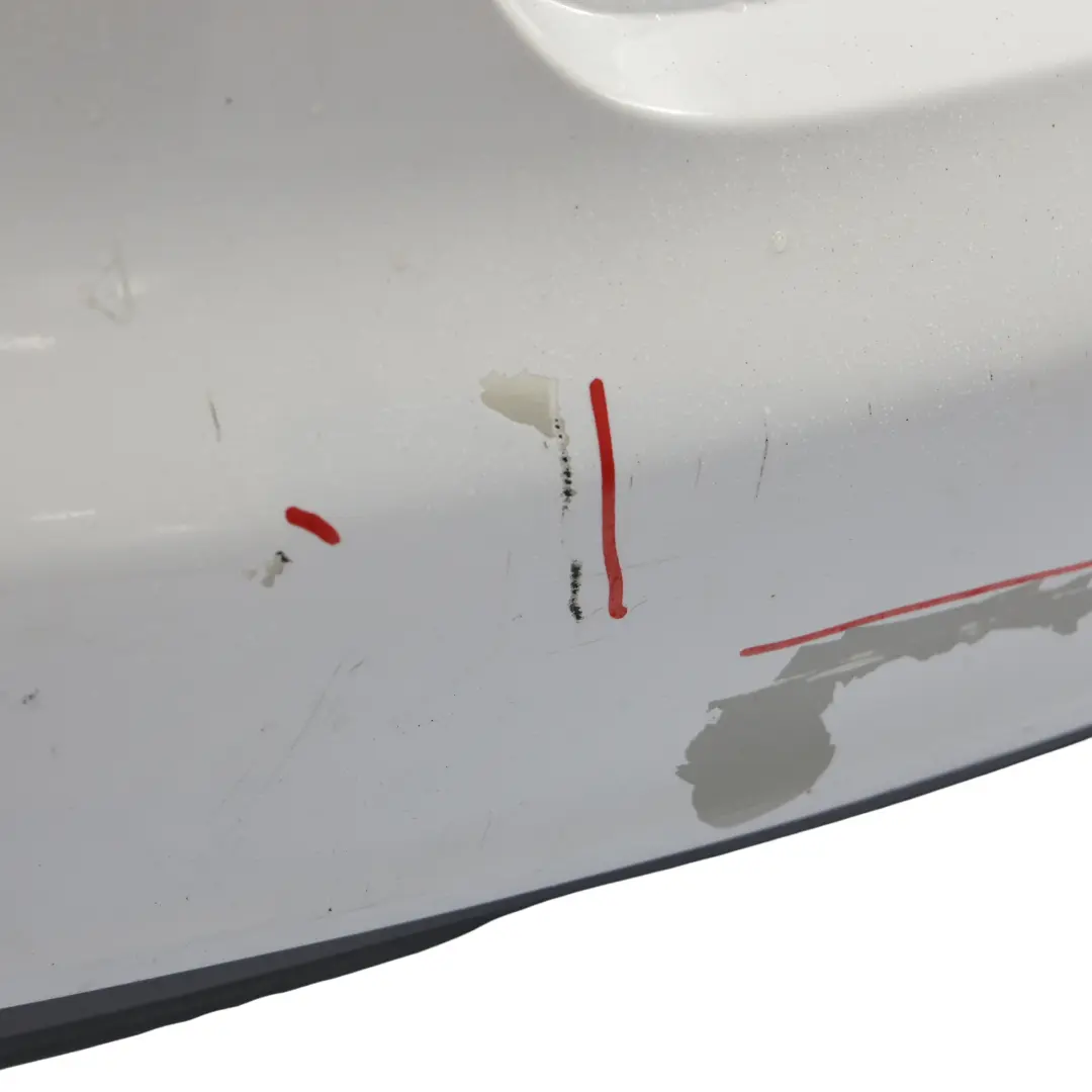 Audi A4 B8 Rear Bumper Trim Panel Covering Panel Ibis White - Y9C - SKU 8K5807303C-IWH - Part number 8K5807303C