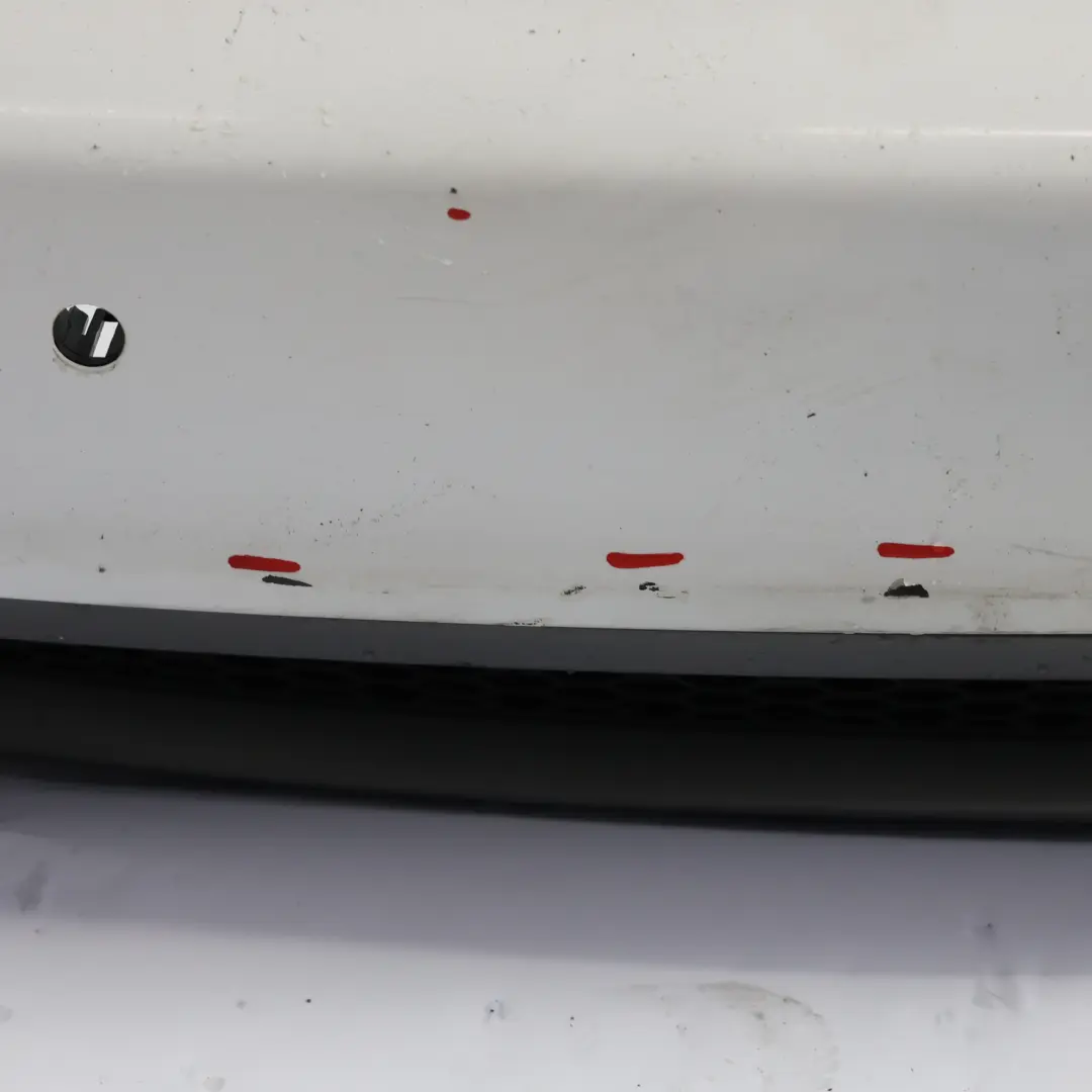 Audi A4 B8 Rear Bumper Trim Panel Covering Panel Ibis White - Y9C - SKU 8K5807303C-IWH - Part number 8K5807303C
