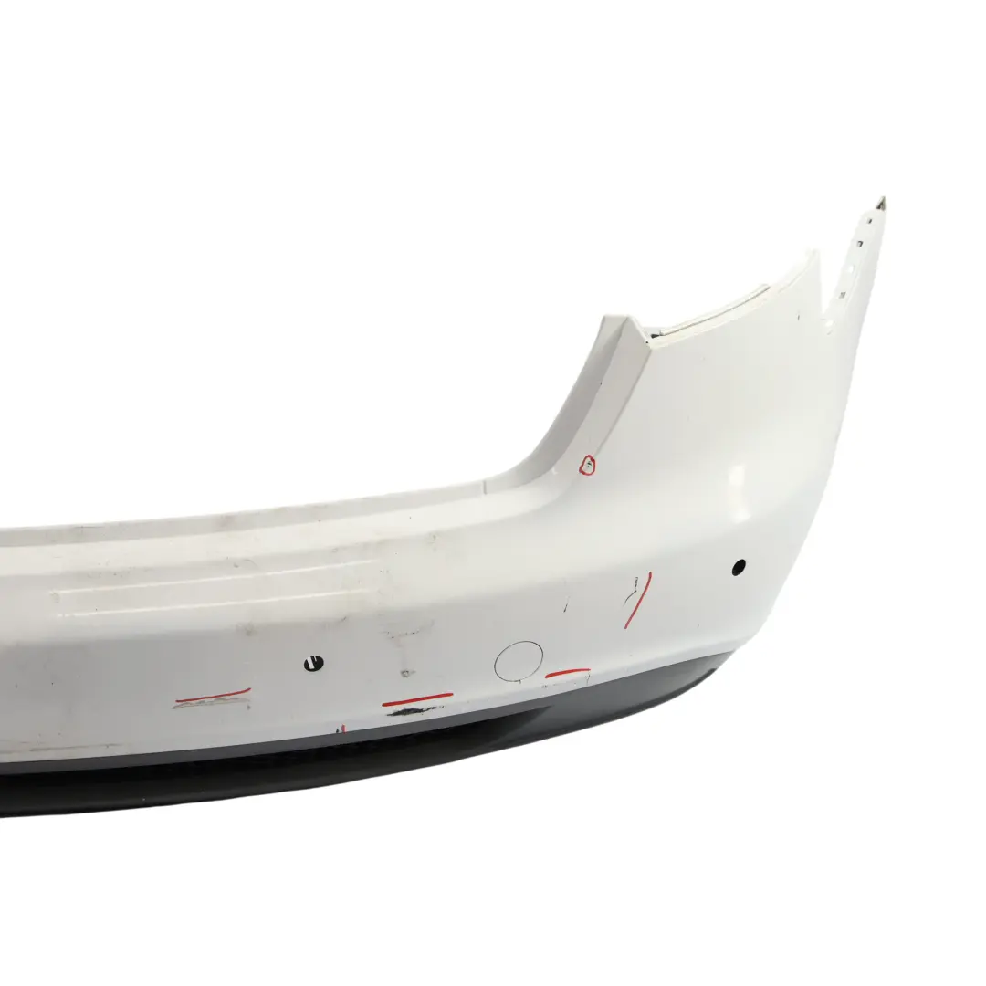 Bumper Trim Panel Covering Panel Ibis White - Y9C to Audi A4 B8 Rear with Part number 8K5807303C Audi A4 B8 Rear Bumper Trim Panel Covering Panel Ibis White - Y9C - SKU 8K5807303C-IWH - Part number 8K5807303C