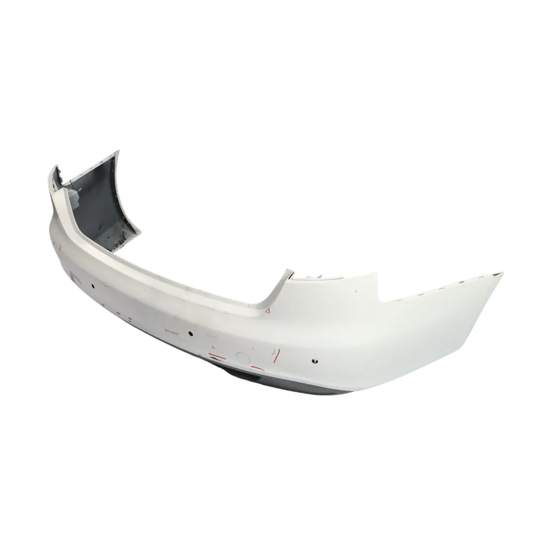Audi A4 B8 Rear Bumper Trim Panel Covering Panel Ibis White - Y9C - SKU 8K5807303C-IWH - Part number 8K5807303C