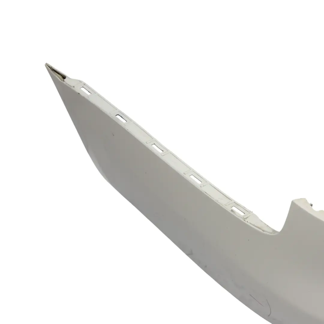 Audi A4 B8 Rear Bumper Trim Panel Covering Panel Ibis White - Y9C - SKU 8K5807303C-IWH - Part number 8K5807303C