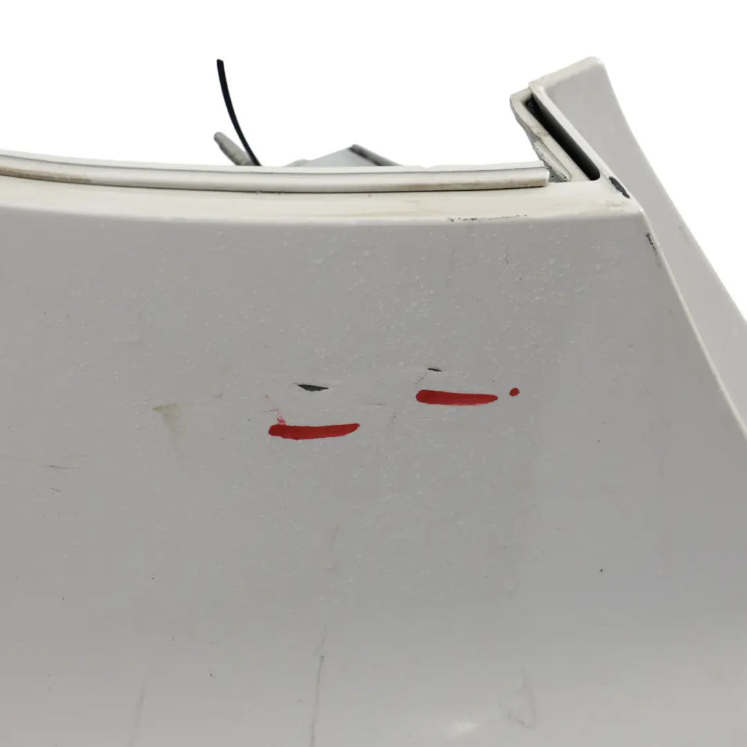 Audi A4 B8 Rear Bumper Trim Panel Covering Panel Ibis White - Y9C - SKU 8K5807303C-IWH - Part number 8K5807303C