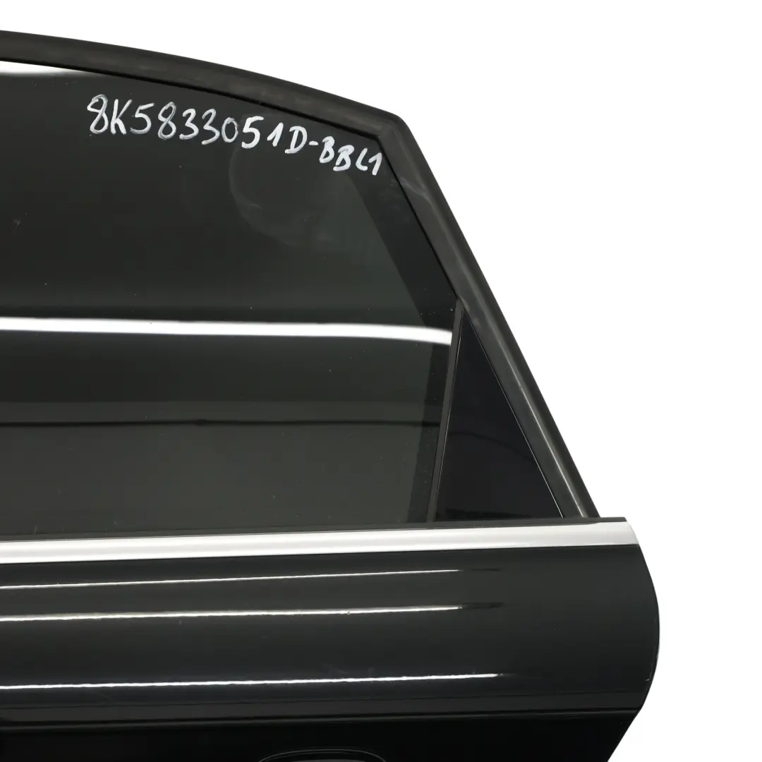 Puerta Trasera Izquierda Brilliant Black Negro - Y9B para Audi A4 A8 Limousine con número de pieza 8K5833051D Audi A4 A8 Limousine Puerta Trasera Izquierda Brilliant Black Negro - Y9B - SKU 8K5833051D-BBL1 - Número de pieza 8K5833051D