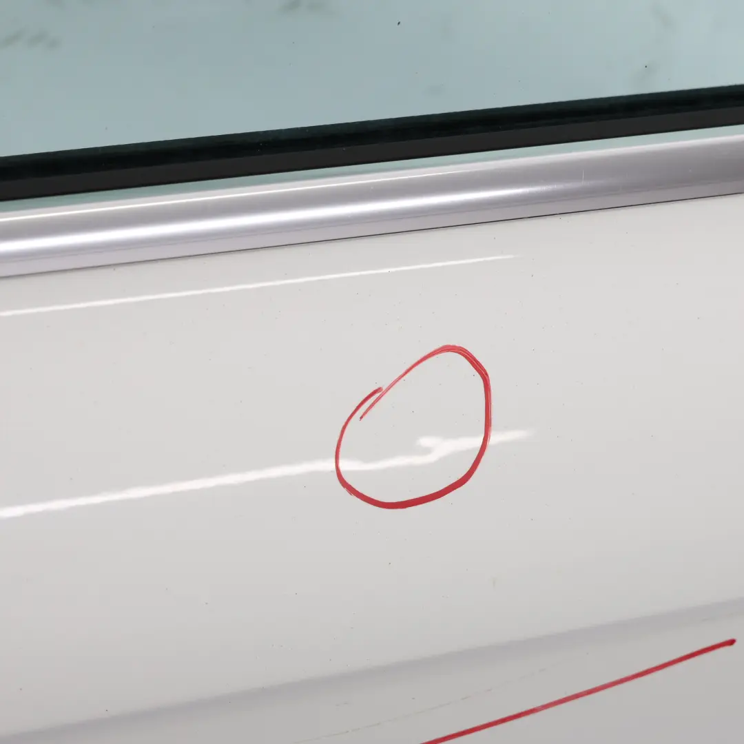 Audi A4 B8 Limousine Rear Door Right O/S Ibis White - Y9C - SKU 8K5833052D-IWH1 - Part number 8K5833052D