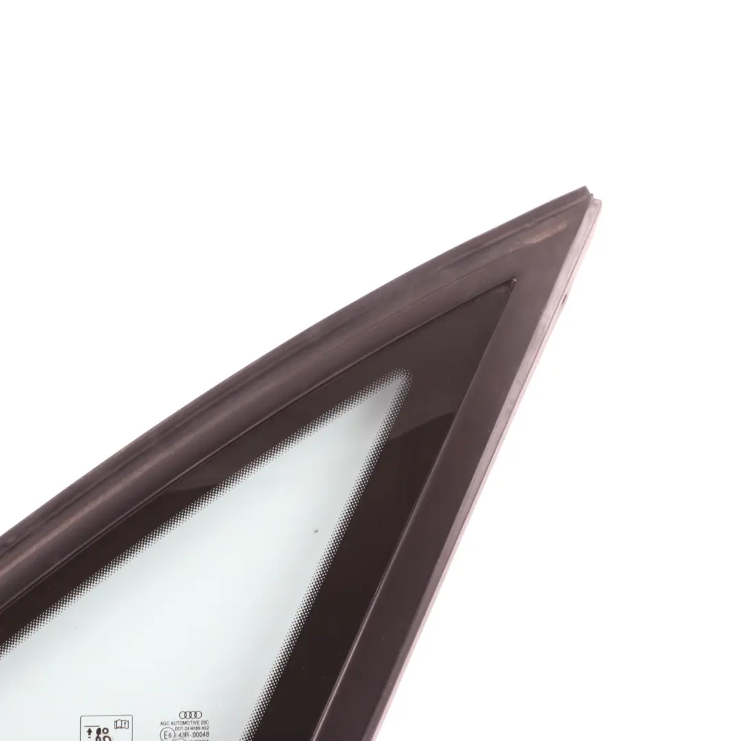 Quarter Window Triangle Glass Right O/S Glass AS2 to Audi A4 B8 Rear with Part number 8K5845300F Audi A4 B8 Rear Quarter Window Triangle Glass Right O/S Glass AS2 - SKU 8K5845300F - Part number 8K5845300F