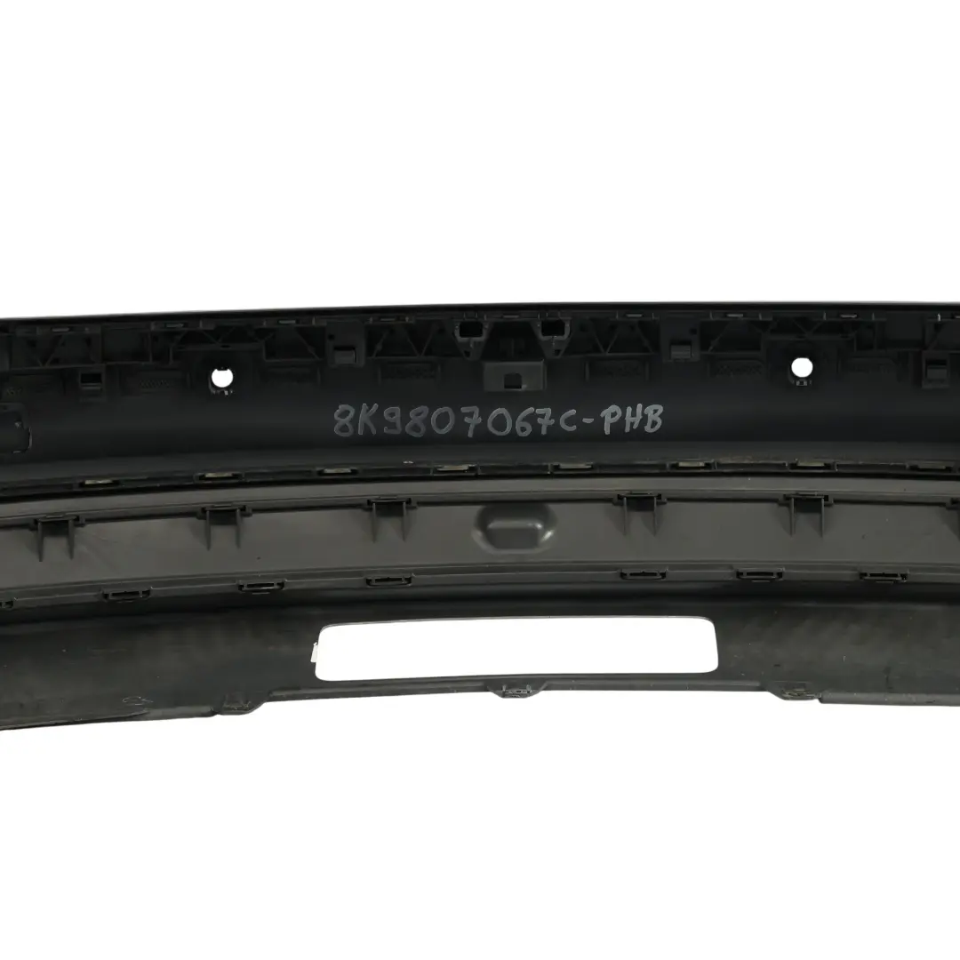 Bumper Trim Panel Cover Phantom Black - Z9Y to Audi A4 B8 Avant Rear with Part number 8K9807067C Audi A4 B8 Avant Rear Bumper Trim Panel Cover Phantom Black - Z9Y - SKU 8K9807067C-PHB - Part number 8K9807067C