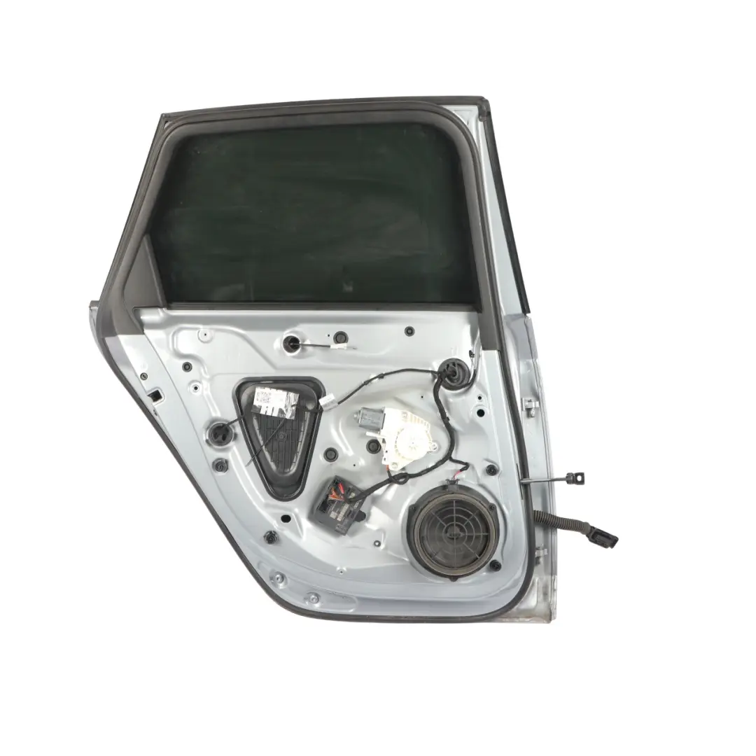 Audi A4 A8 Avant Rear Door Left N/S Monza Silver Metallic - X7V - SKU 8K9833051D-MSIL - Part number 8K9833051D