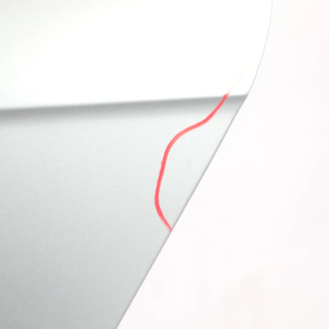 Audi A4 B8 Avant Rear Door Left N/S Monza Silver Metallic - X7V - SKU 8K9833051D-MSIL - Part number 8K9833051D