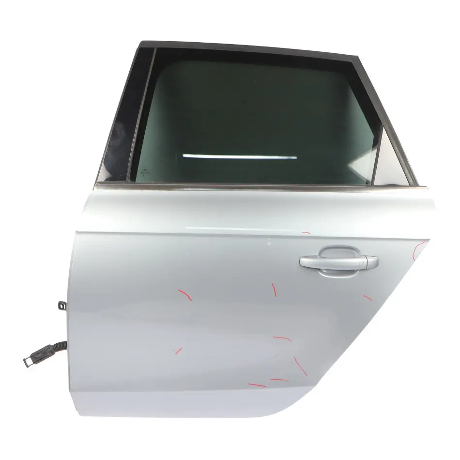 Audi A4 B8 Avant Rear Door Left N/S Monza Silver Metallic - X7V