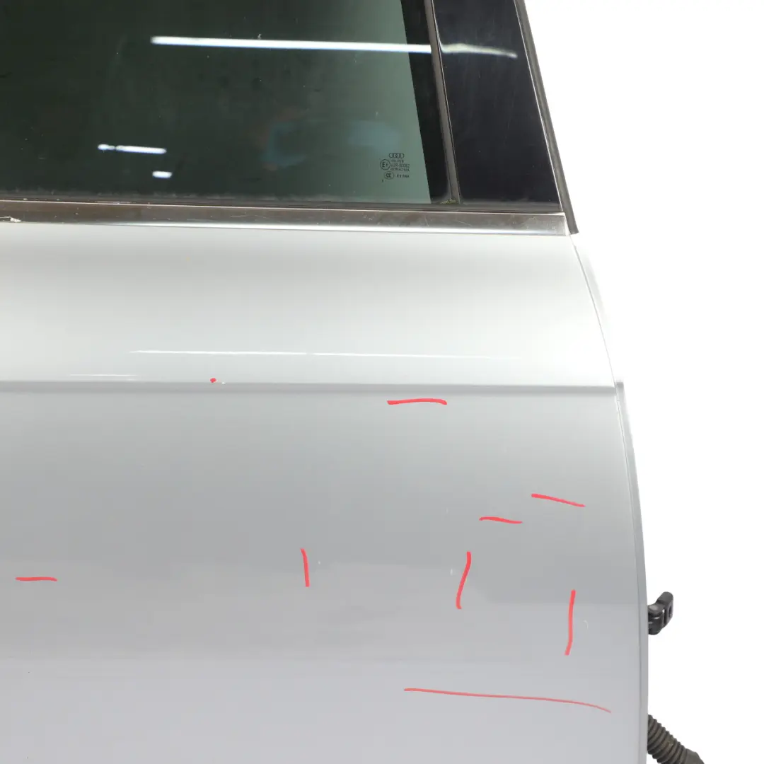 Audi A4 B8 Avant Rear Door Right O/S Monza Silver Metallic - X7V - SKU 8K9833052D-MSIL - Part number 8K9833052D