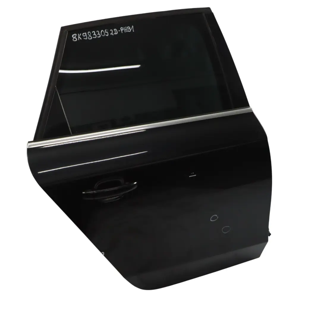 Audi A4 B8 Avant Rear Door Right O/S Brilliant Black - LY9B - SKU 8K9833052D-PHB1 - Part number 8K9833052D