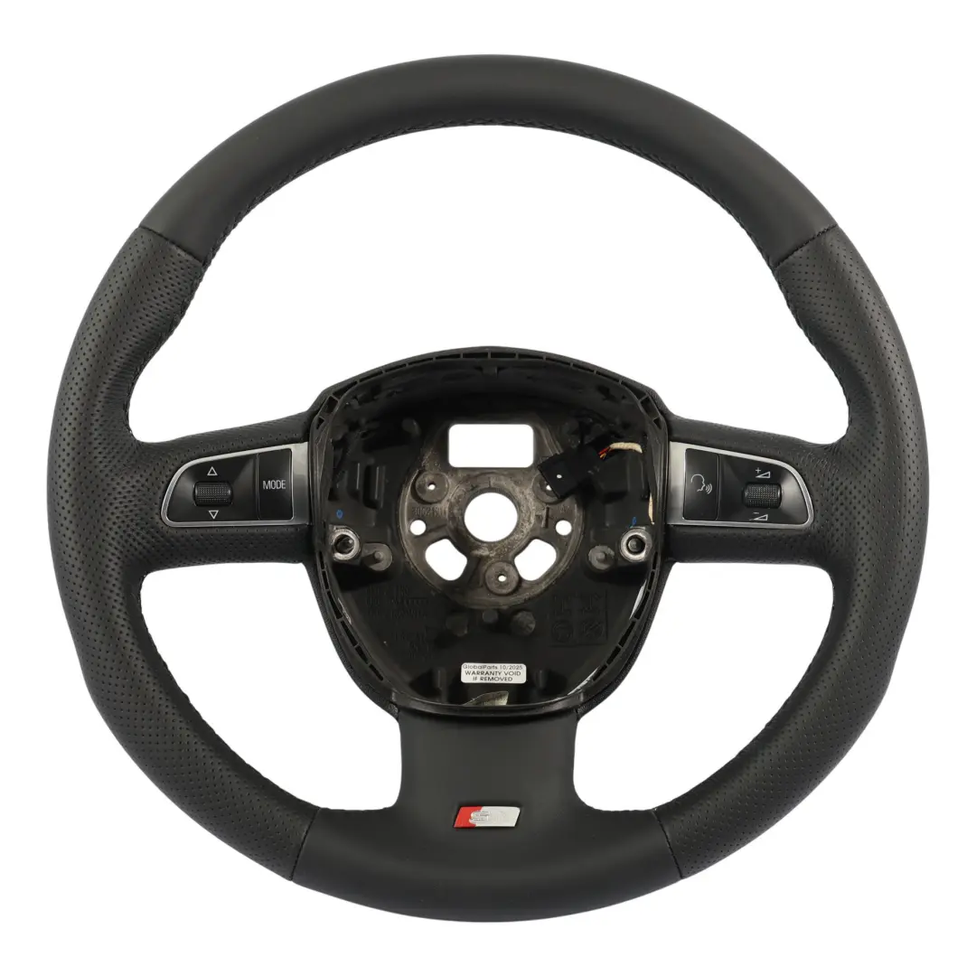 Leather Sport Steering Wheel to Audi A3 8P S Line NEW Black with Part number 8P0419091 Audi A3 8P S Line NEW Black Leather Sport Steering Wheel - SKU 8P0419091-1 - Part number 8P0419091