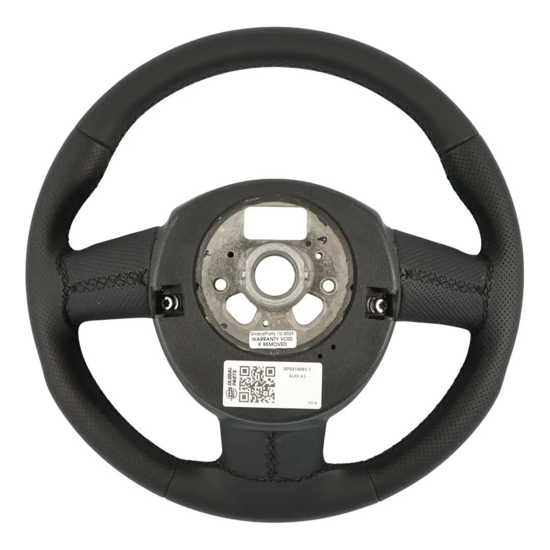 Audi A3 8P S Line NUEVO Volante Deportivo de Cuero Negro - SKU 8P0419091-1 - Número de pieza 8P0419091
