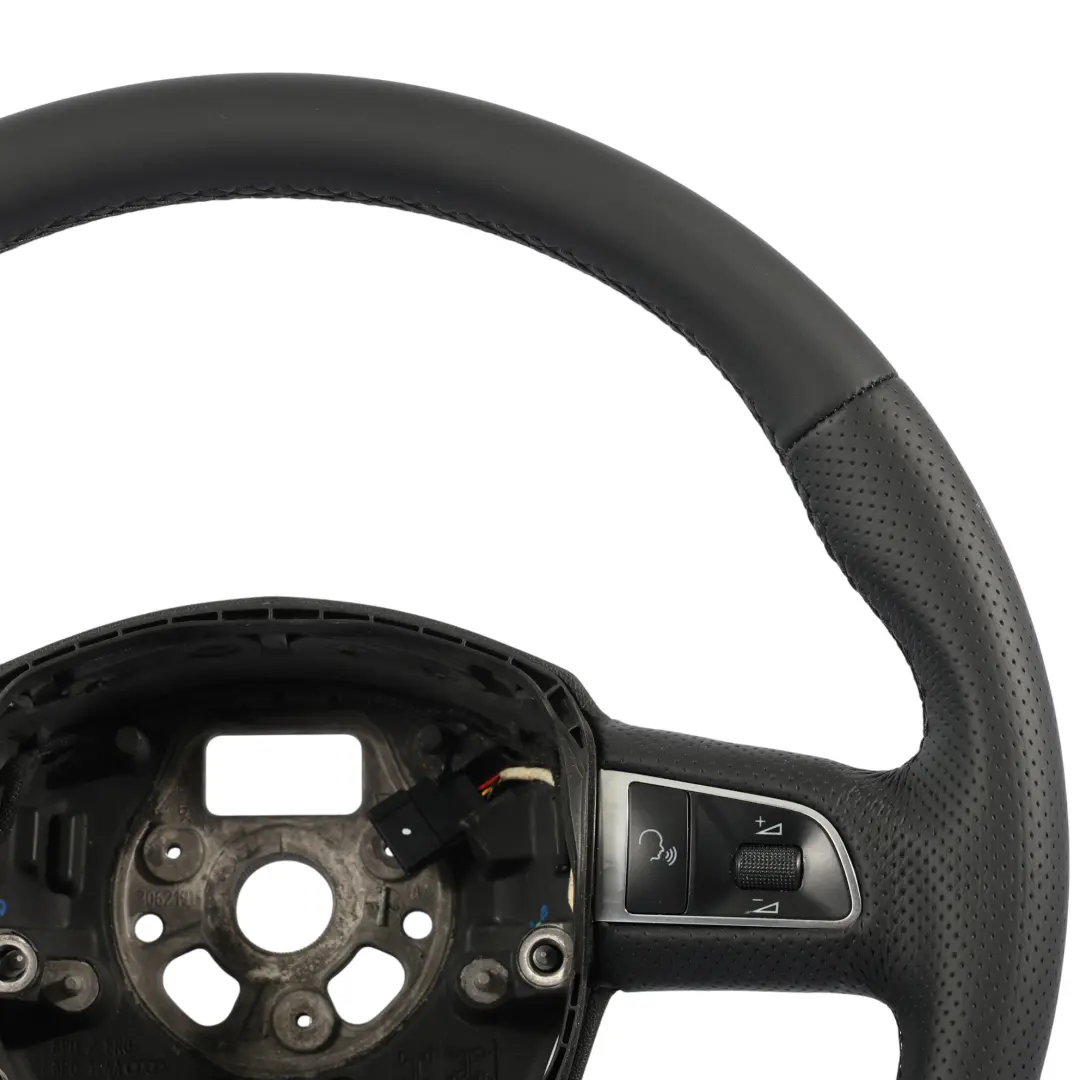 Leather Sport Steering Wheel to Audi A3 8P S Line NEW Black with Part number 8P0419091 Audi A3 8P S Line NEW Black Leather Sport Steering Wheel - SKU 8P0419091-1 - Part number 8P0419091