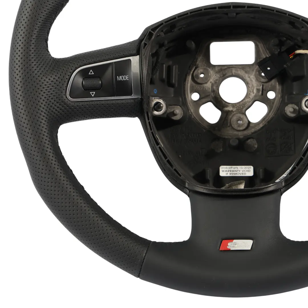 Leather Sport Steering Wheel to Audi A3 8P S Line NEW Black with Part number 8P0419091 Audi A3 8P S Line NEW Black Leather Sport Steering Wheel - SKU 8P0419091-1 - Part number 8P0419091