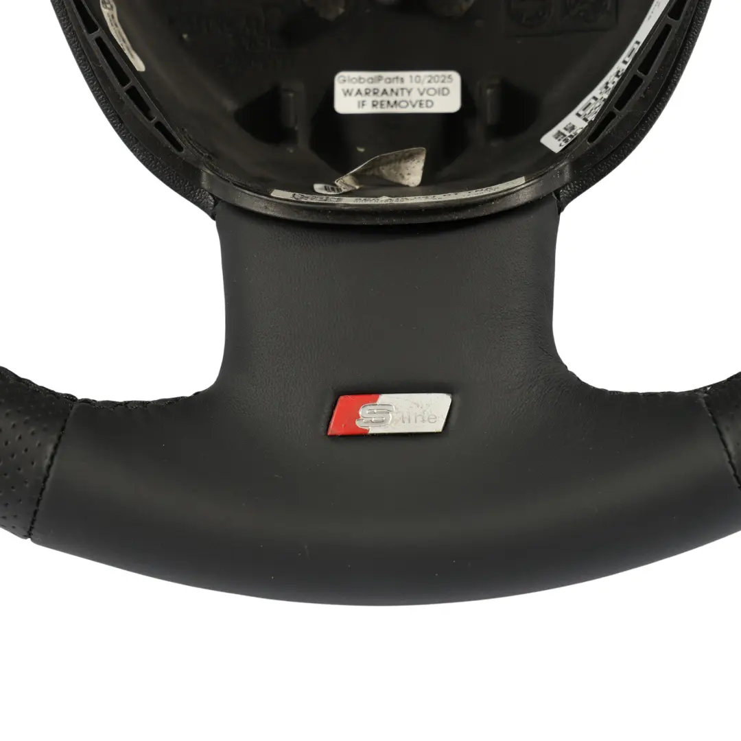 Leather Sport Steering Wheel to Audi A3 8P S Line NEW Black with Part number 8P0419091 Audi A3 8P S Line NEW Black Leather Sport Steering Wheel - SKU 8P0419091-1 - Part number 8P0419091