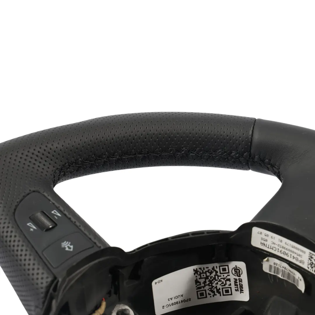 Lenkrad NEU Schwarz Leder Multifunktion für Audi A3 8P mit Teilenummer 8P0419091C Audi A3 8P Lenkrad NEU Schwarz Leder Multifunktion - SKU 8P0419091C-2 - Teilenummer 8P0419091C