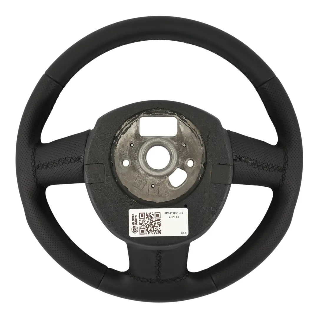 Audi A3 8P Kierownica NOWA Czarna Skóra Multifunkcja - SKU 8P0419091C-2 - Numer Części 8P0419091C