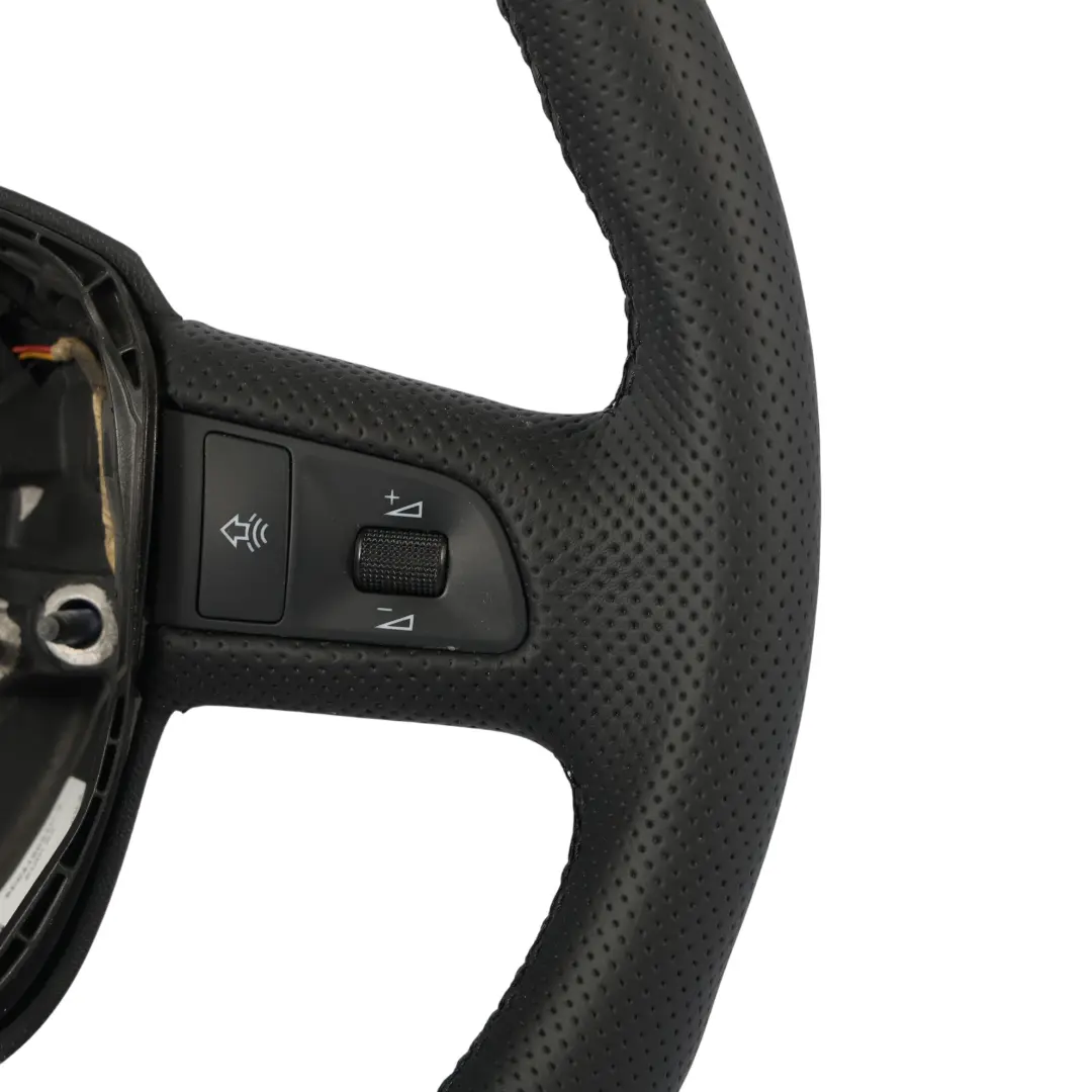 Audi A3 8P Steering Wheel NEW Black Leather Multifunction - SKU 8P0419091C-2 - Part number 8P0419091C