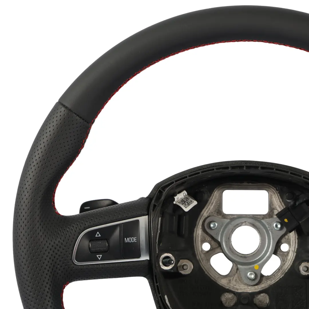 Lenkrad S-Line NEU Schwarz Leder Schaltwippen für Audi A3 8P mit Teilenummer 8P0419091D Audi A3 8P Lenkrad S-Line NEU Schwarz Leder Schaltwippen - SKU 8P0419091D-1 - Teilenummer 8P0419091D