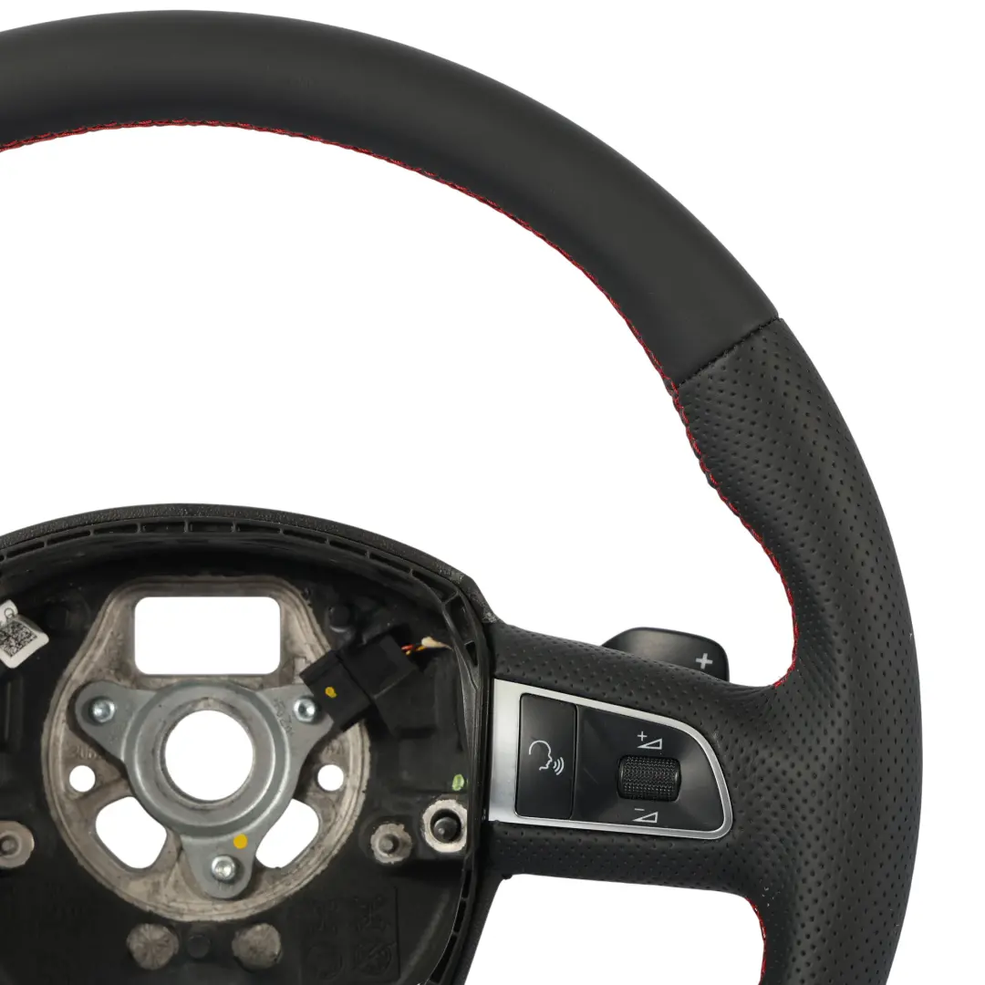 Audi A3 8P Steering Wheel S-Line NEW Black Leather Paddle Shift - SKU 8P0419091D-1 - Part number 8P0419091D