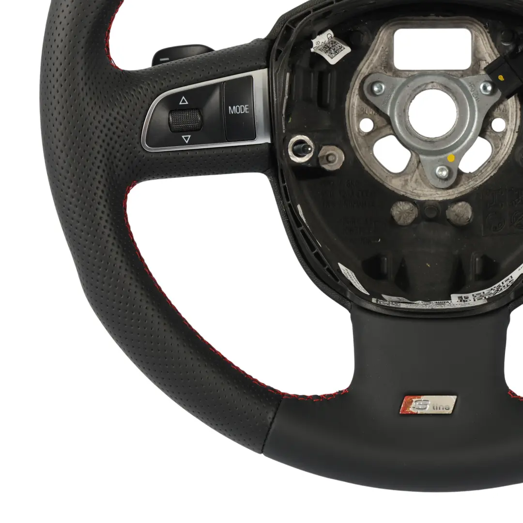 Audi A3 8P Steering Wheel S-Line NEW Black Leather Paddle Shift - SKU 8P0419091D-1 - Part number 8P0419091D