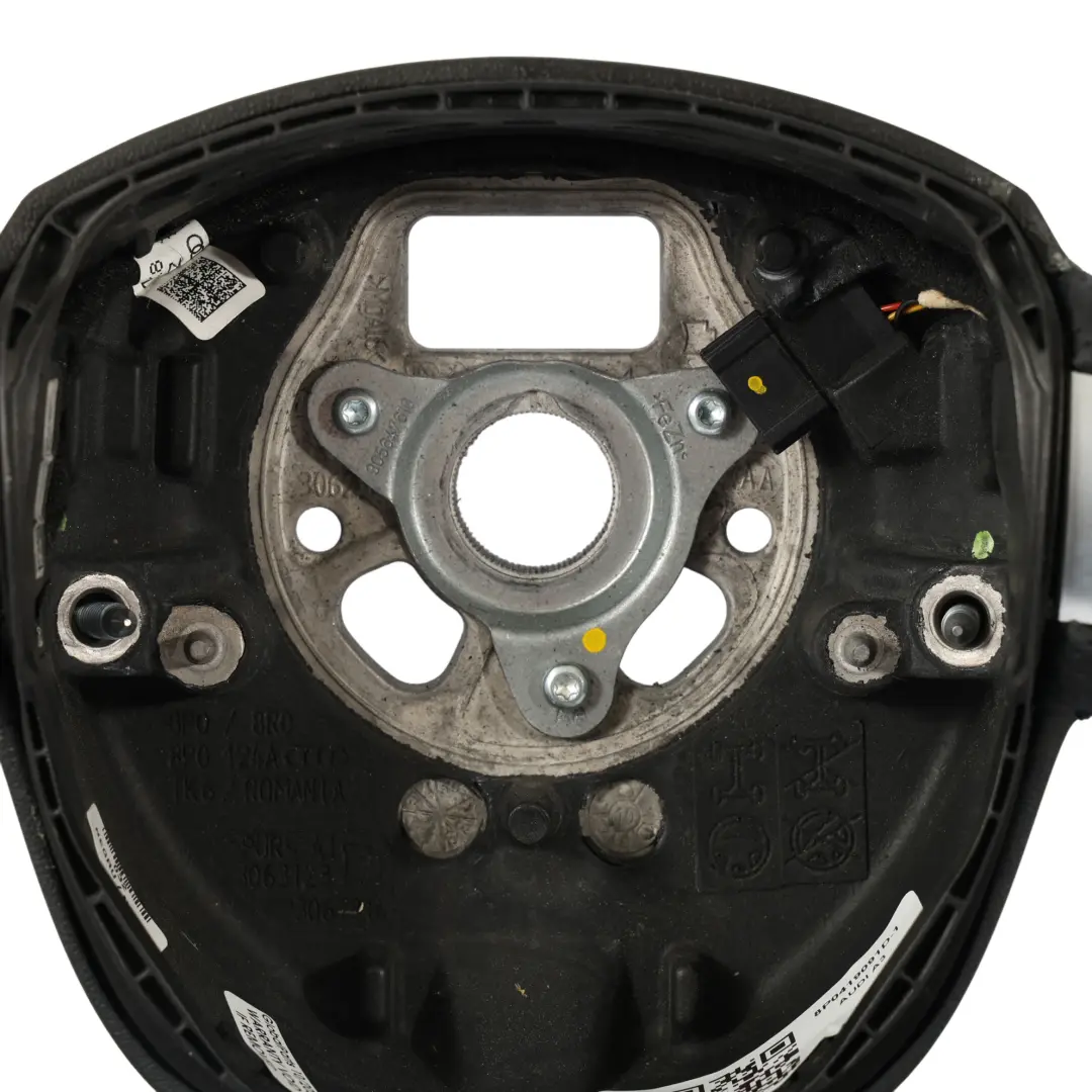Audi A3 8P Steering Wheel S-Line NEW Black Leather Paddle Shift - SKU 8P0419091D-1 - Part number 8P0419091D