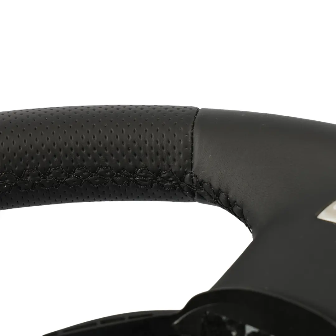 NUOVO Pelle Nera per Audi A3 8P A5 8T Q5 8R Volante S-Line con numero di parte 8P0419091EB Audi A3 8P A5 8T Q5 8R Volante S-Line NUOVO Pelle Nera - SKU 8P0419091EB-1 - Numero di parte 8P0419091EB