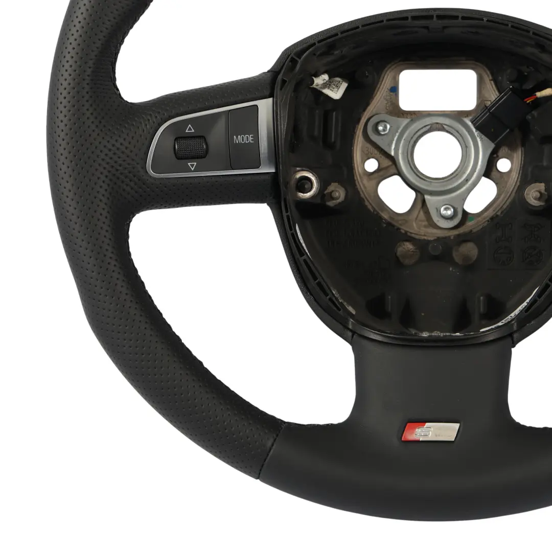 Audi A3 8P A5 8T Q5 8R Steering Wheel S-Line NEW Black Leather - SKU 8P0419091EB-1 - Part number 8P0419091EB