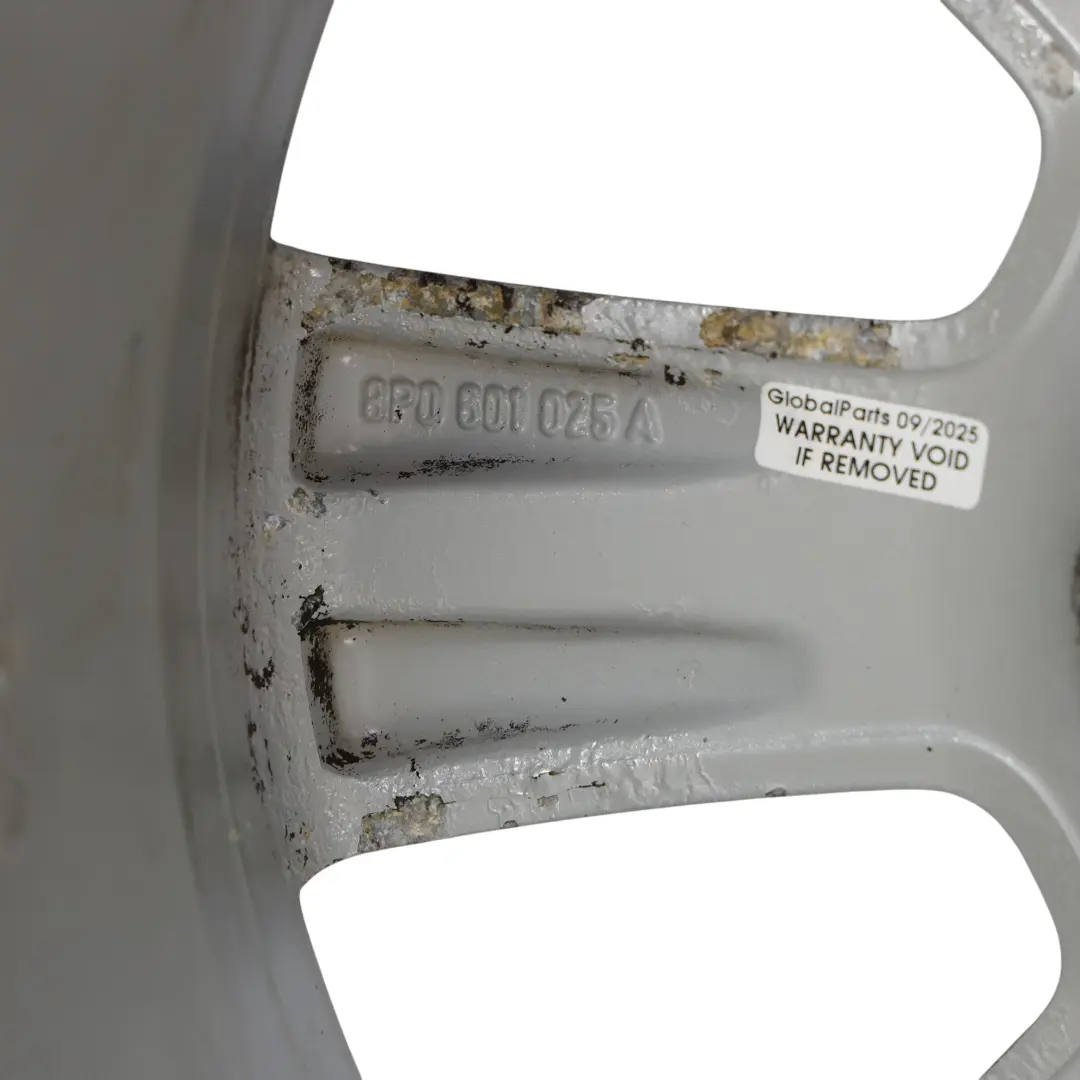 Audi A3 8P Silver Wheel Alloy Rim 16" 6,5J ET:50 - SKU 8P0601025A-1 - Part number 8P0601025A