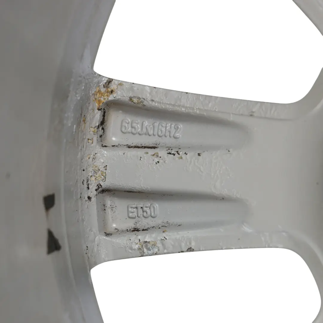 Audi A3 8P Felga Aluminiowa Srebrna 16" 6,5J ET:50 - SKU 8P0601025A-1 - Numer Części 8P0601025A